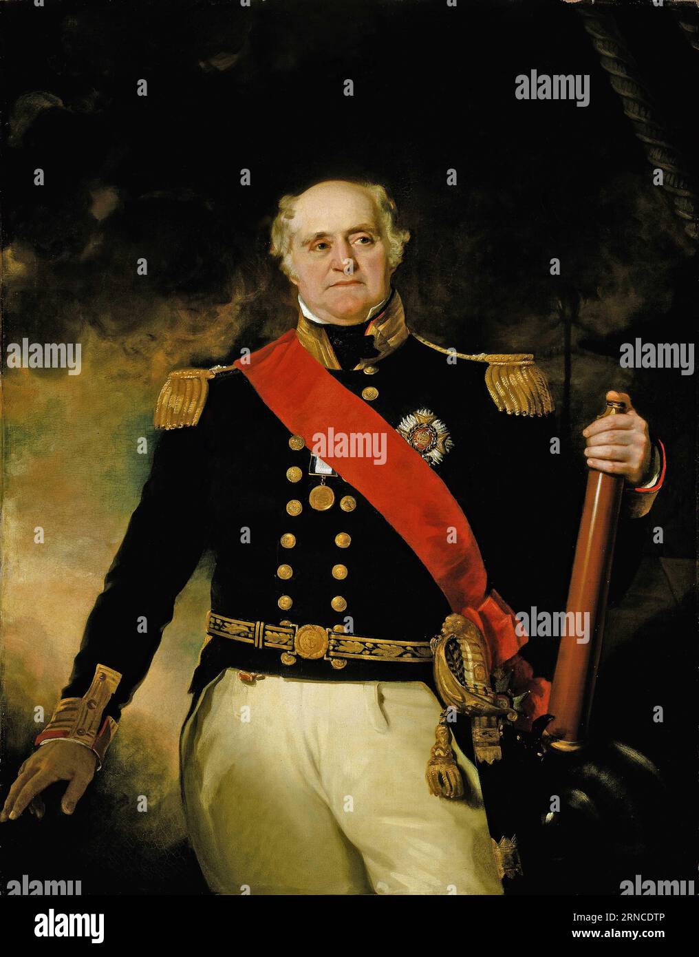 Sir Thomas Masterman Hardy, BT, 1769-1839, Vizeadmiral der Blauen 1834 von Richard Evans Stockfoto