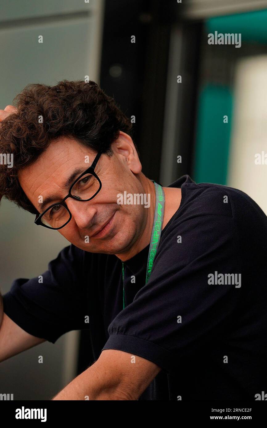 September 2023, Autodromo Nazionale di Monza, Monza, FORMEL 1 PIRELLI GRAN PREMIO D'ITALIA 2023, auf dem Bild ehemaliger Ferrari-Teamchef Mattia Binotto im Fahrerlager. Stockfoto