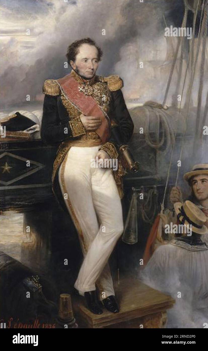 Henri Gauthier, Graf von Rigny, Vizeadmiral (1783–1835) 1836 von Gabriel Guillaume Lépaulle Stockfoto