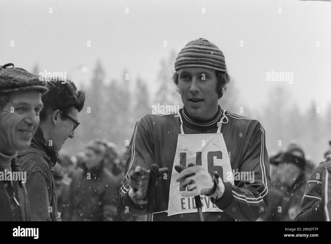 Aktuell 07 - 1 - 1974: Wer die WCWe gewinnt, schickt eine Gruppe von 27 Frauen und Männern zu den Ski-Weltmeisterschaften in Falun. Es wird eine große Enttäuschung sein, wenn keiner der männlichen Langläufer Gold nimmt. Und es wird eine große Überraschung sein, wenn einige der Teilnehmer in den anderen Zweigen es tun. Die diesjährigen Langläufer entschieden sich für einen der norwegischen Langläufer – Ivar Formo. Er möchte alle drei Distanzen zurücklegen, ebenso wie das Relais. Wird er Gjermund Eggens drei Goldmedaillen beim WM 1966 kopieren? Foto: Aktuell/NTB ***FOTO NICHT VERARBEITET*** dieses Mal Stockfoto