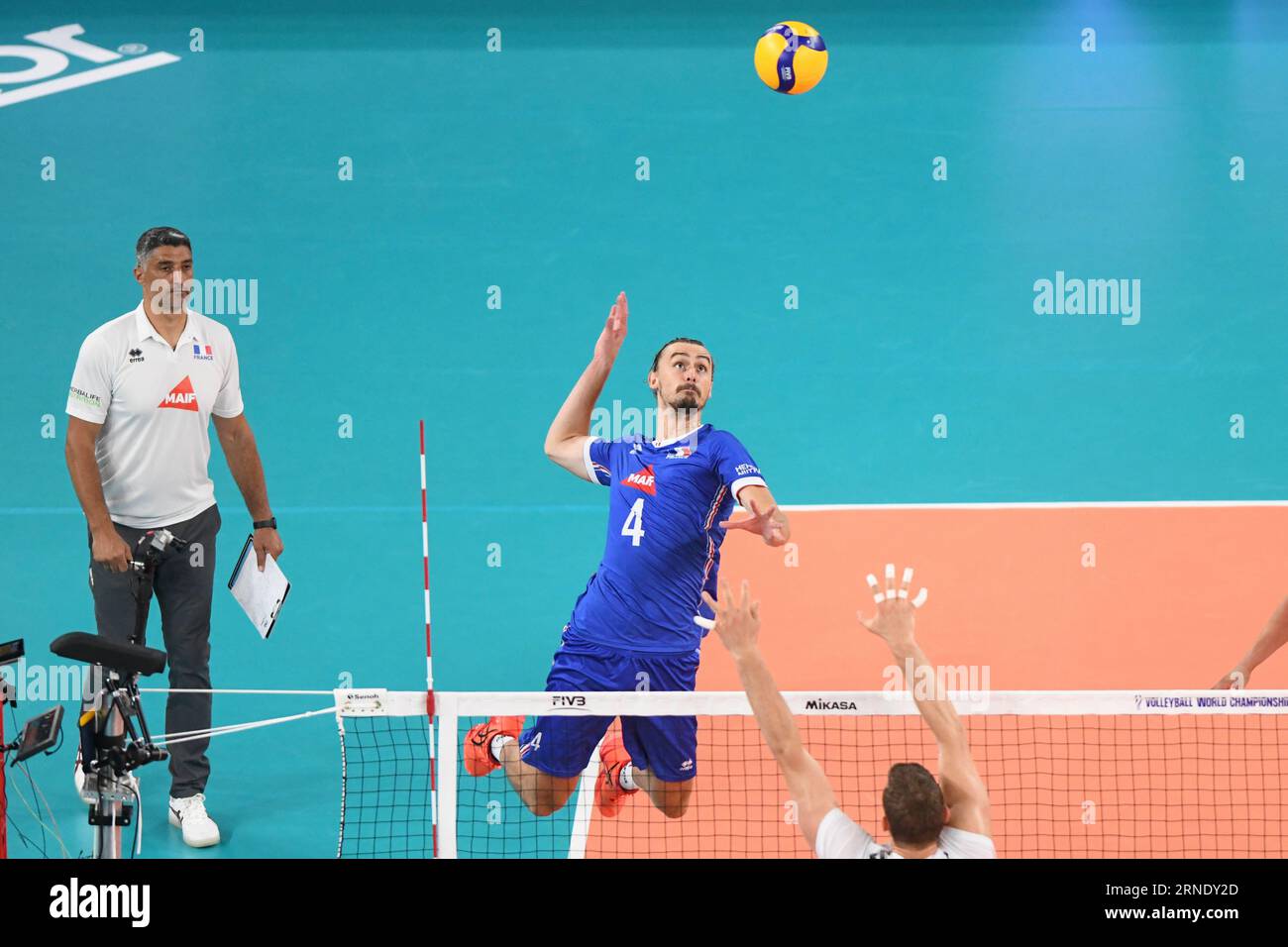 Jean Patry (Frankreich). Volleyball-Weltmeisterschaft 2022. Stockfoto