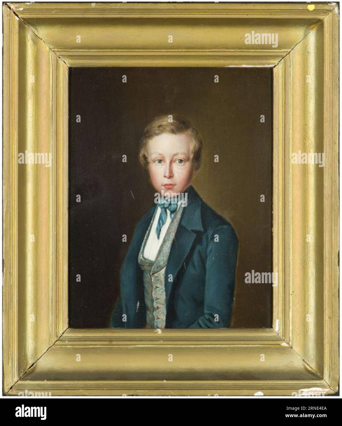 Portret van Johannes Galenus Willem Hendrik Baron van Sytzama 1845 von Douwe Hansma Stockfoto