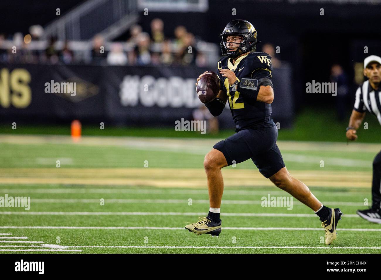 31. August 2023 Wake Forest Demon Deacons Quarterback Mitch Griffis