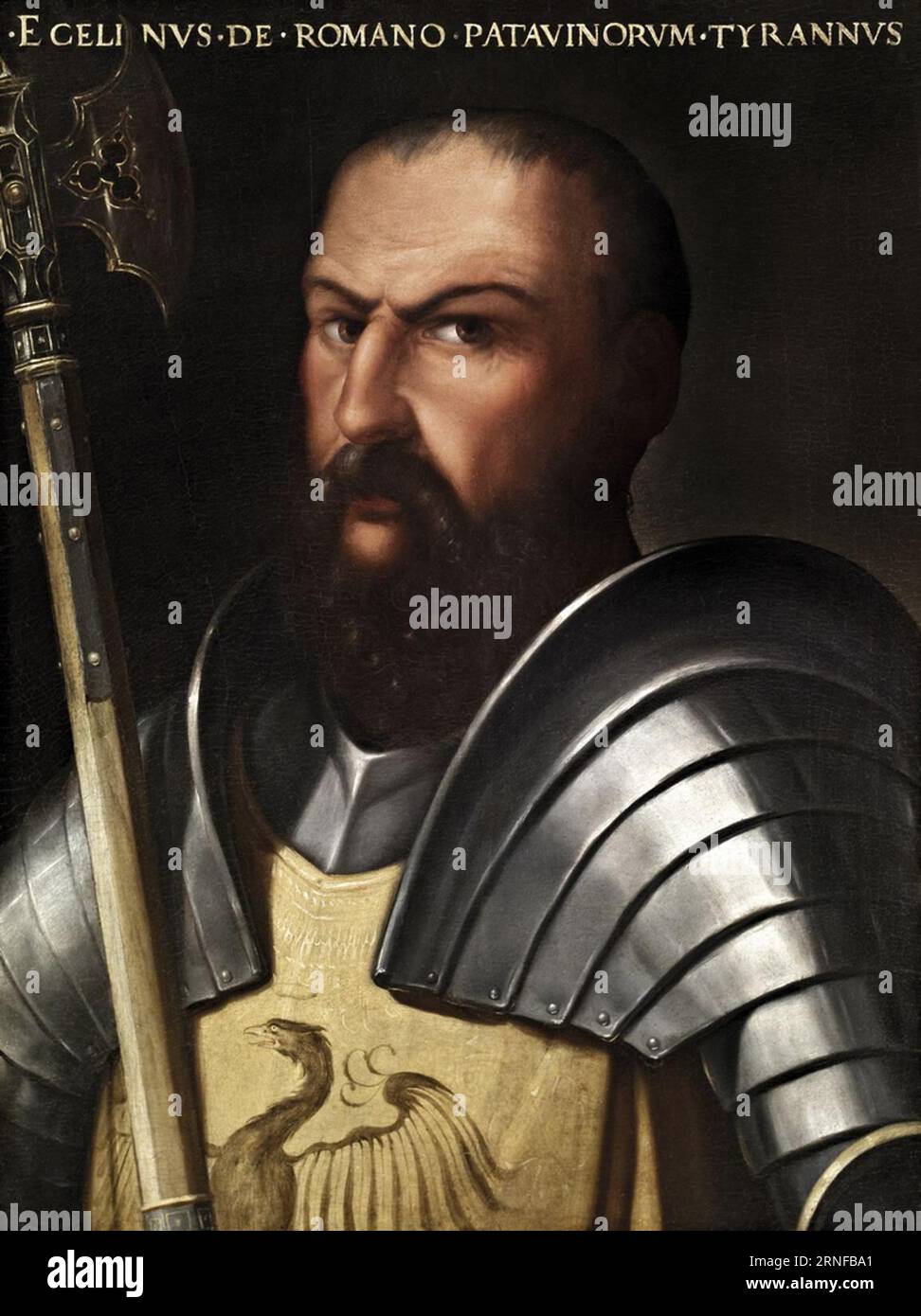 Porträt des Ezzelino III da Romano zwischen 1552 und 1568 von Cristofano dell'Altissimo Stockfoto