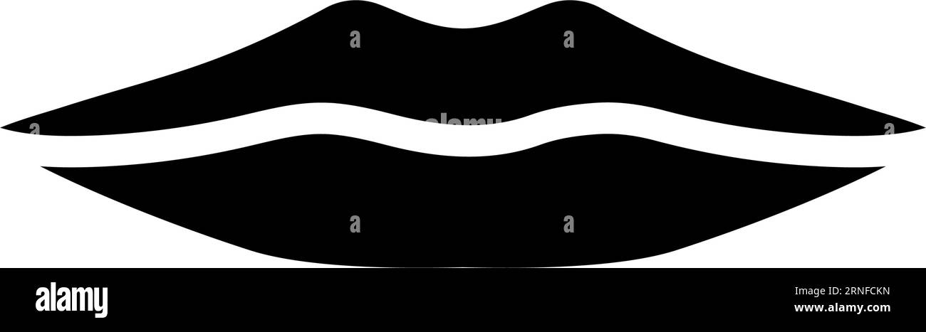 b m p Buchstabe Mund animieren Glyphen Symbol Vektor Illustration Stock Vektor