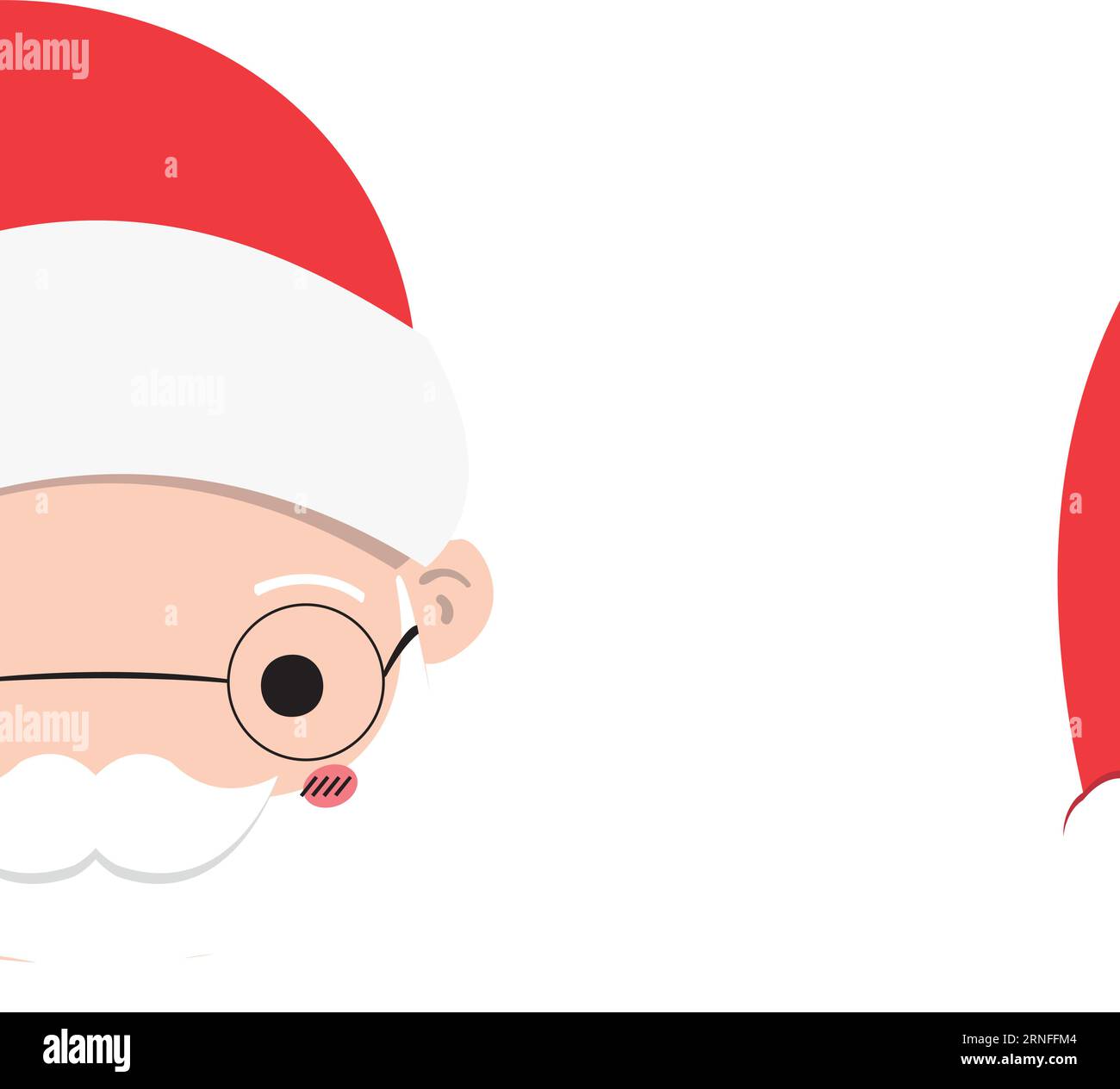 Isolierter süßer Avatar eines weihnachtself-Vektors Stock Vektor