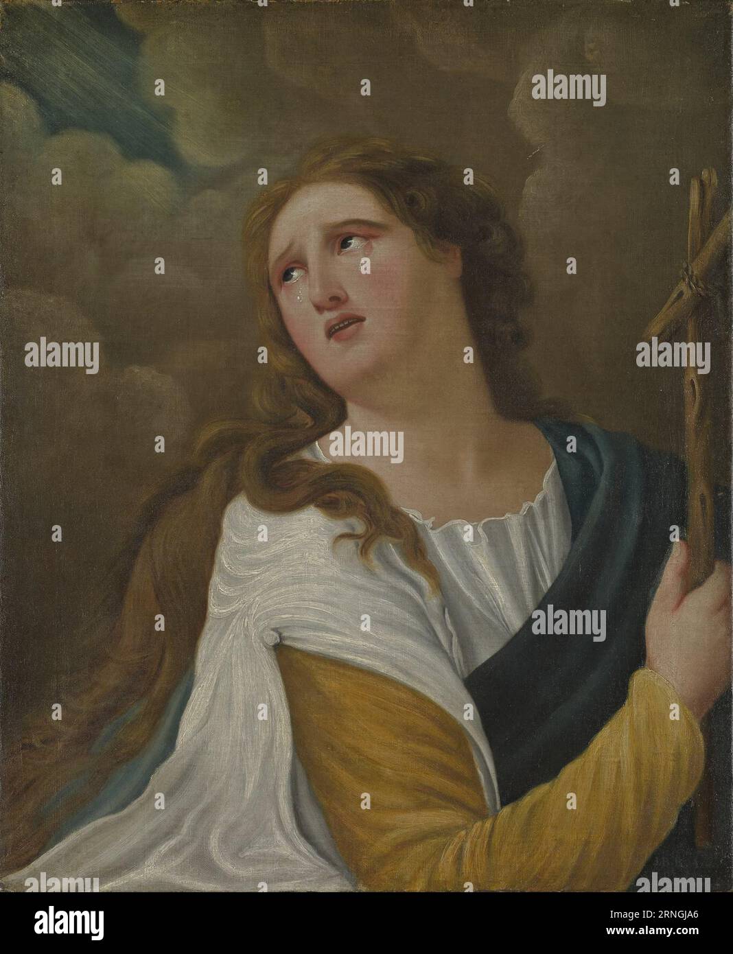 Sainte Marie-Madeleine ou La Madeleine en Pleurs 1819 von Jean-Baptiste Roy-Audy Stockfoto