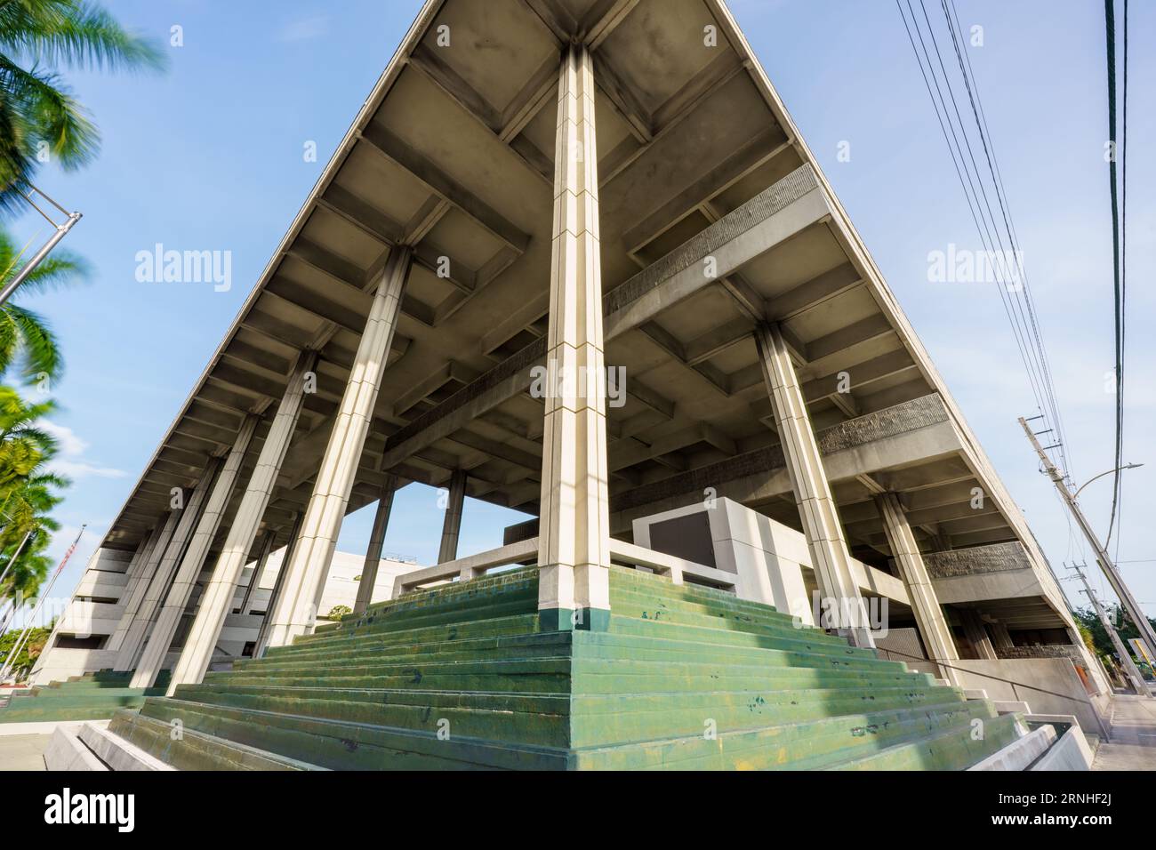 Wahrzeichen der Architektur das Fort Lauderdale Federal Building United States Courthouse um 2023 Stockfoto