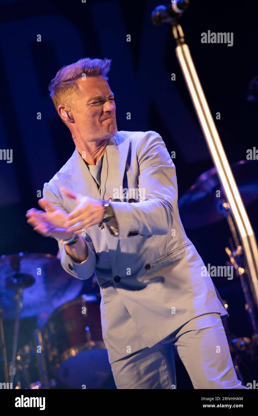 London, Vereinigtes Königreich. September 2023. Boyzone Ronan Keating ist Schlagzeilen am ersten Tag des Pub in the Park in Chiswick, West London. Cristina Massei/Alamy Live News Stockfoto