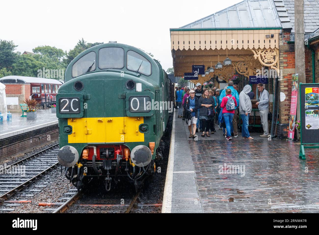 D6732 bei Sheringham an der North Norfolk Railway Stockfoto