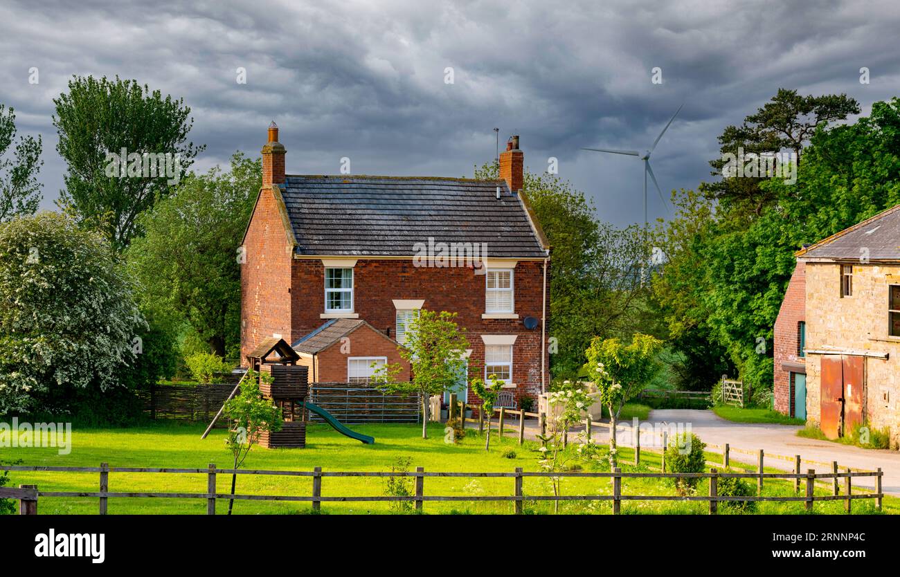 Bauernhäuser und ländliche Gebiete in Großbritannien Stockfoto