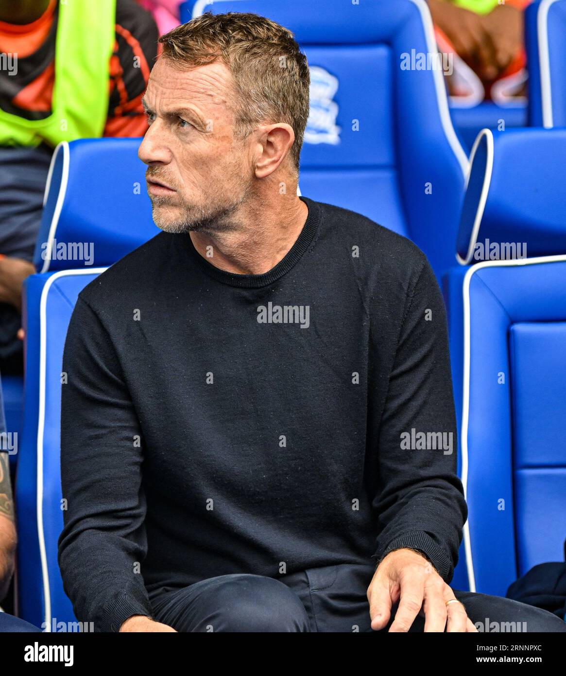 September 2023; St Andrews, Birmingham, West Midlands, England; EFL Championship Football, Birmingham City versus Millwall; Millwall Manager Gary Rowett Credit: Action Plus Sports Images/Alamy Live News Stockfoto