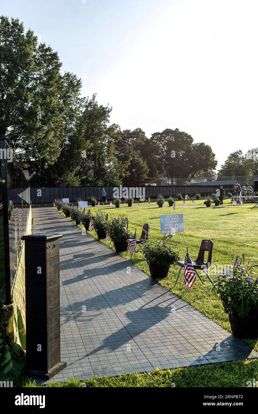 Bergenfield, NJ, USA. 2. September 2023. Die Vietnam Veterans Memorial