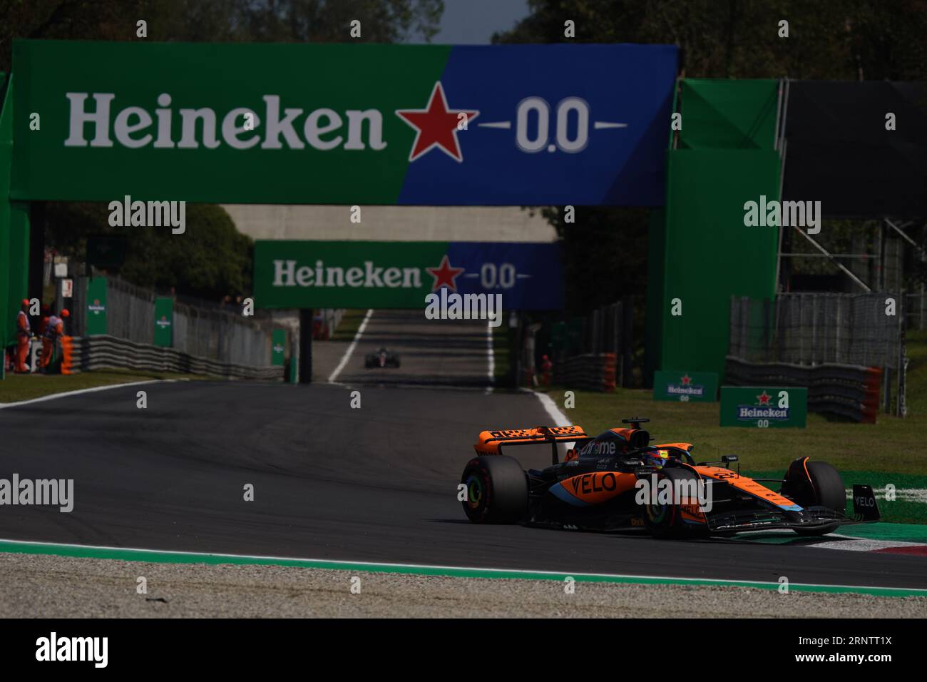 Monza, Italien. September 2023. Oscar PiNGaus Australien fuhr 81 das McLaren F1 Team MCL60 Mercedes während der Formel 1 Pirelli GP d'Italia. Quelle: Alessio Morgese/Alessio Morgese/Emage/Alamy Live News Stockfoto