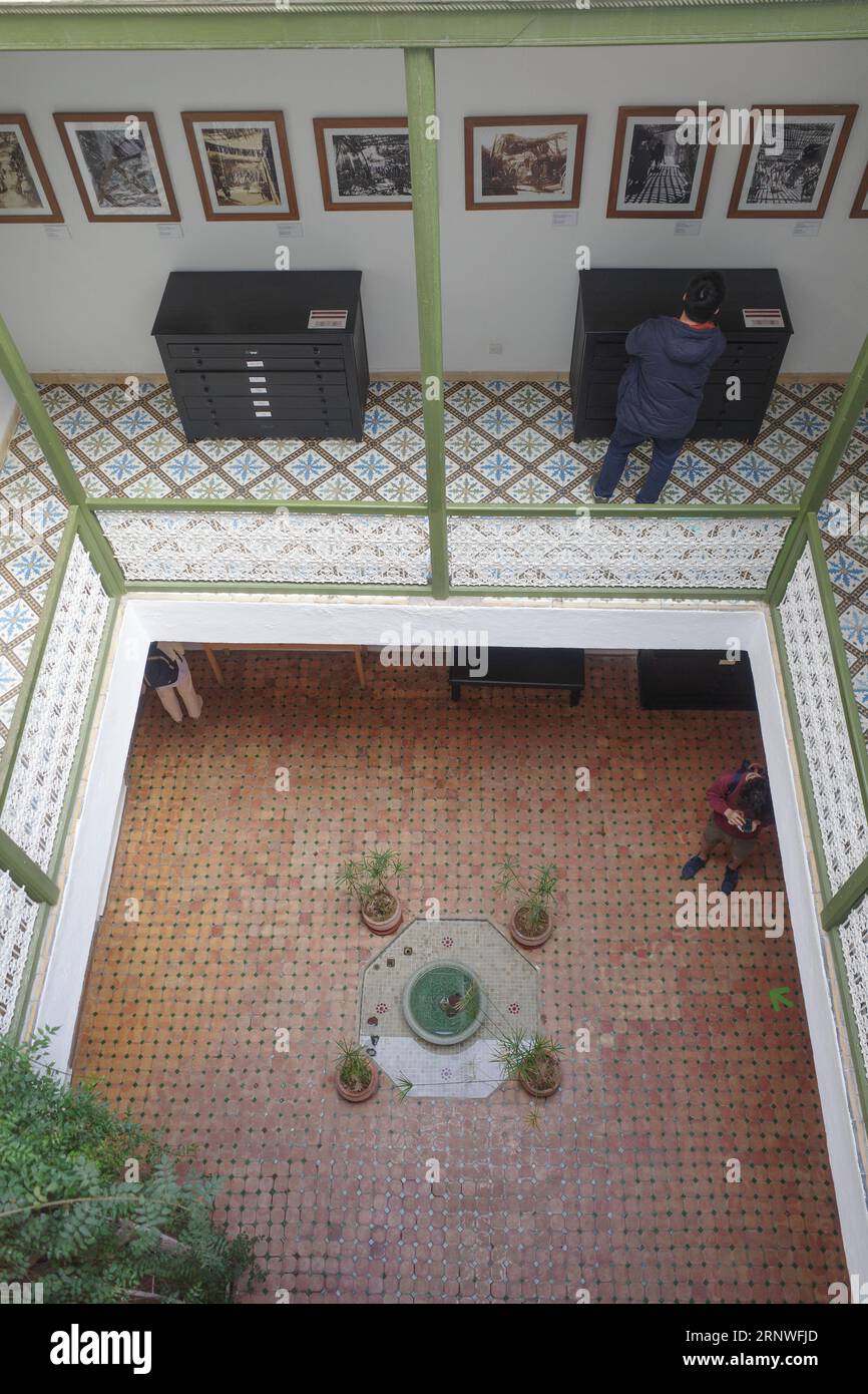 Marrakesch, Marokko - 10. Februar 2023: Maison de la Photographie de Marrakesch, Fotomuseum Stockfoto