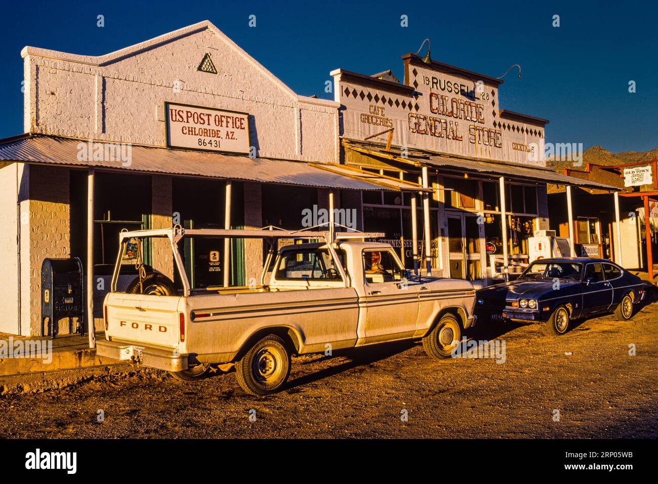 Main Street   Chloride, Arizona, USA Stockfoto