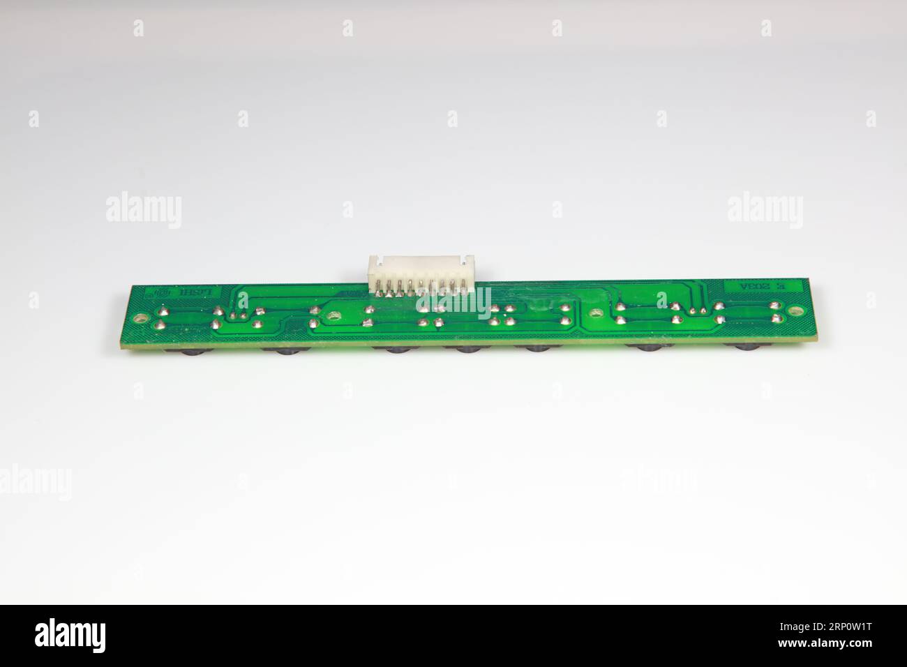 Integrierte Leiterplatte für elektronische Komponenten Stockfoto