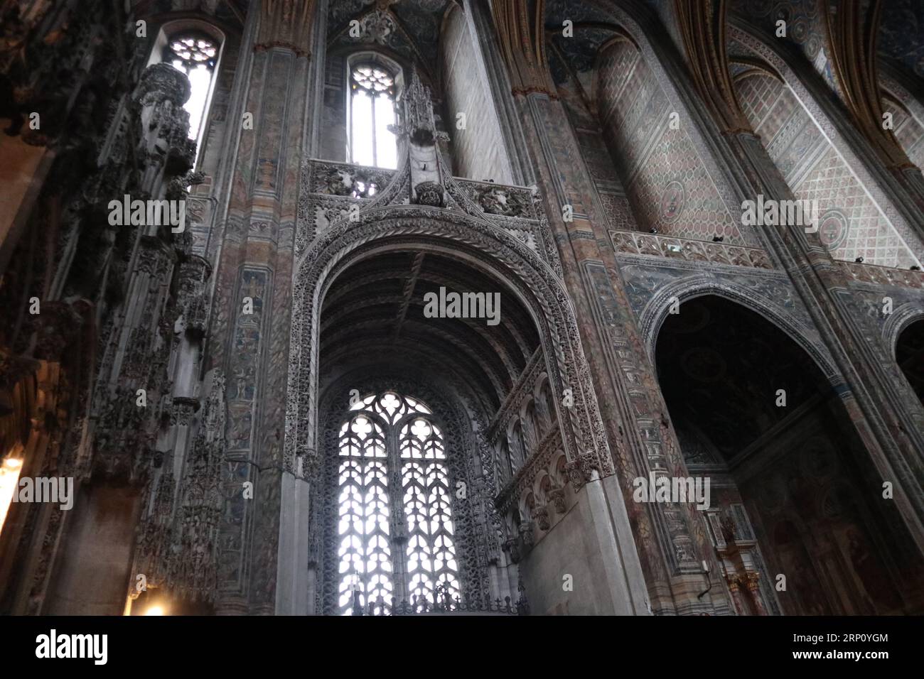 Im Inneren der Kathedrale Sainte-Cécile in Albi, Frankreich Stockfoto