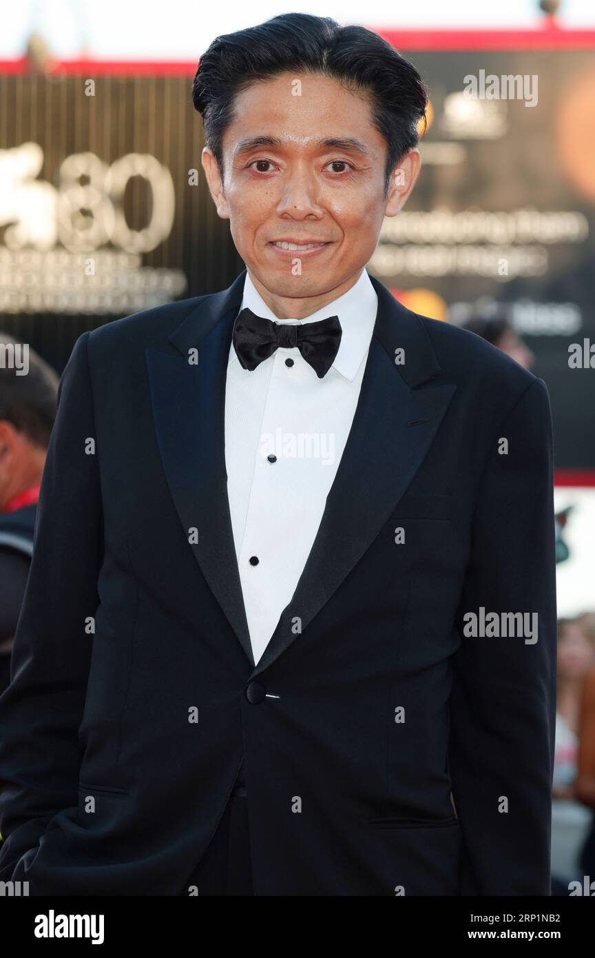 Kazu Hiro / Kazuhiro Tsuji bei der Premiere des Kinofilms 'Maestro' auf der Biennale di Venezia 2023 / 80. Internationale Filmfestspiele von Venedig im Palazzo del Cinema. Venedig, 02.09.2023 Stockfoto