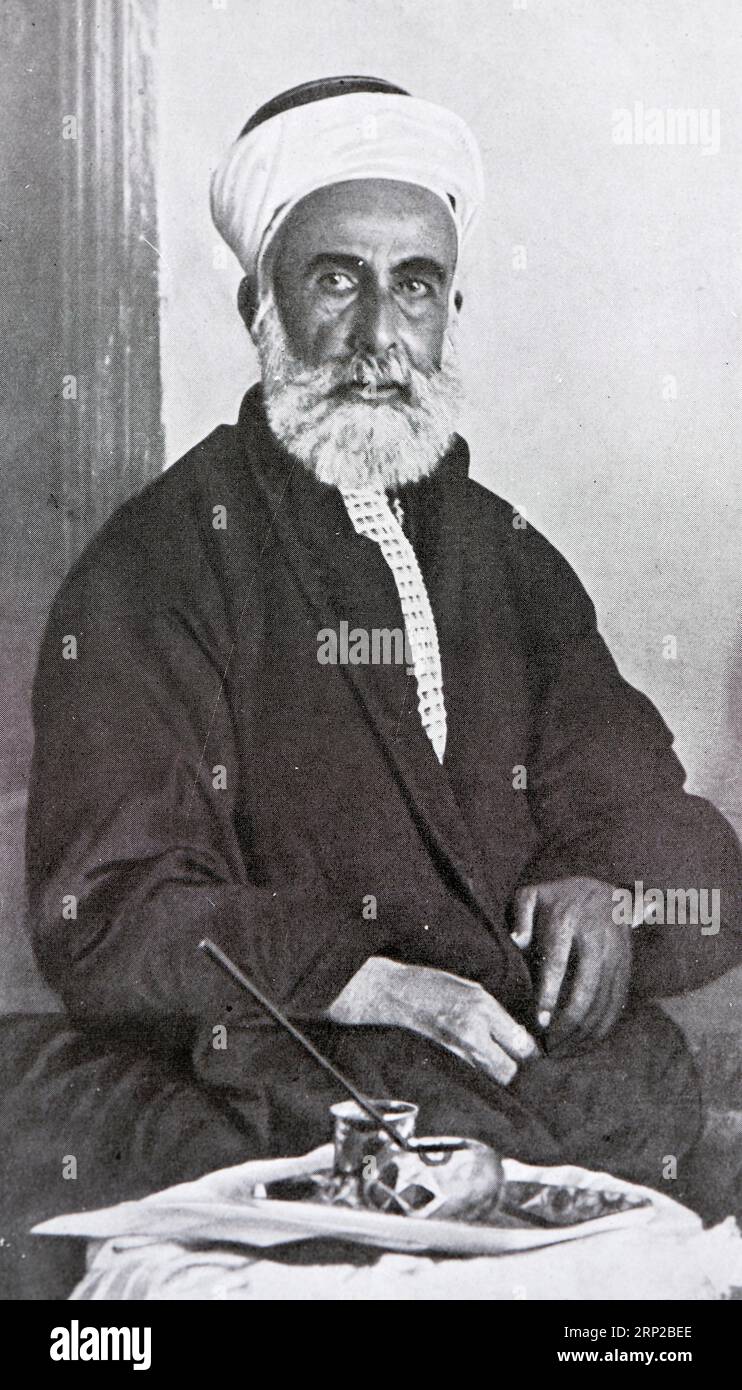 Sharif Hussein, König von Hejaz, Saudi-Arabien Stockfoto