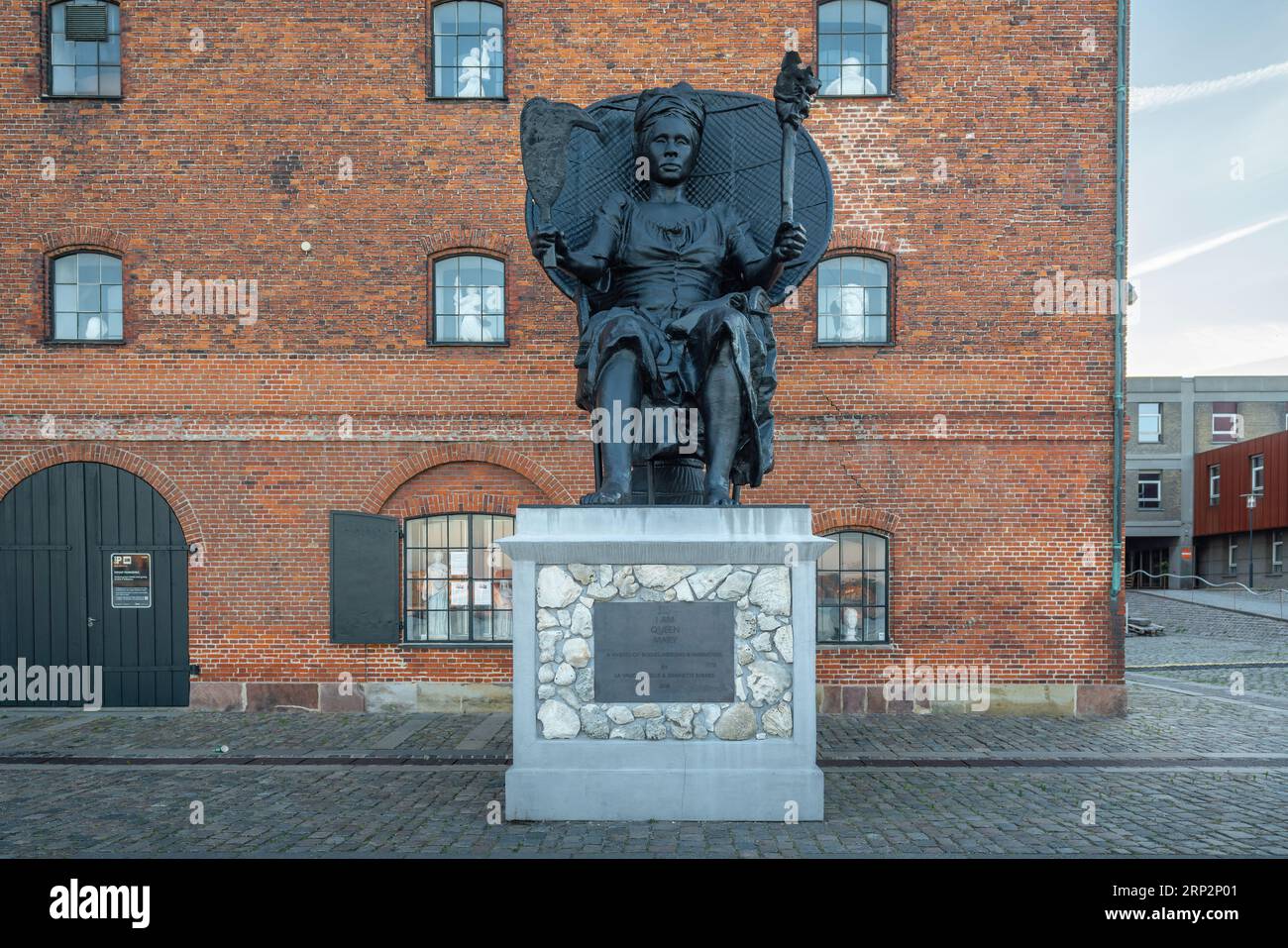 Ich bin Queen Mary bei Royal Cast Collection - von La Vaughn Belle und Jeannette Ehlers, 2018 - Kopenhagen, Dänemark Stockfoto