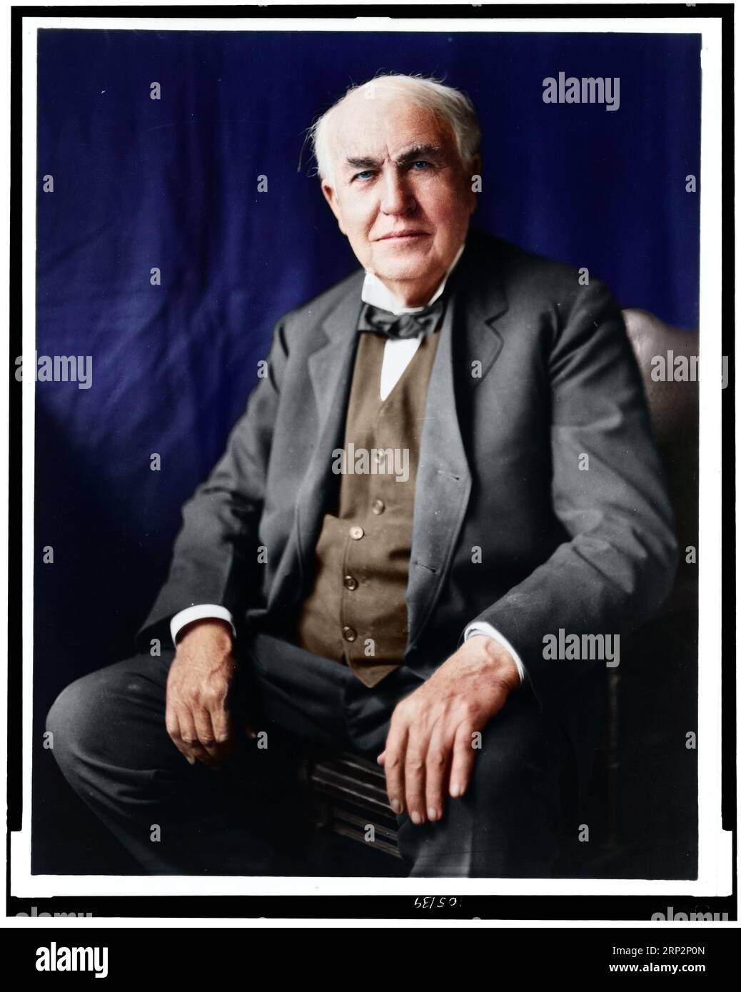 Thomas Alva Edison. Jahr: c1922. (Fotograf) Bachrach Stockfoto