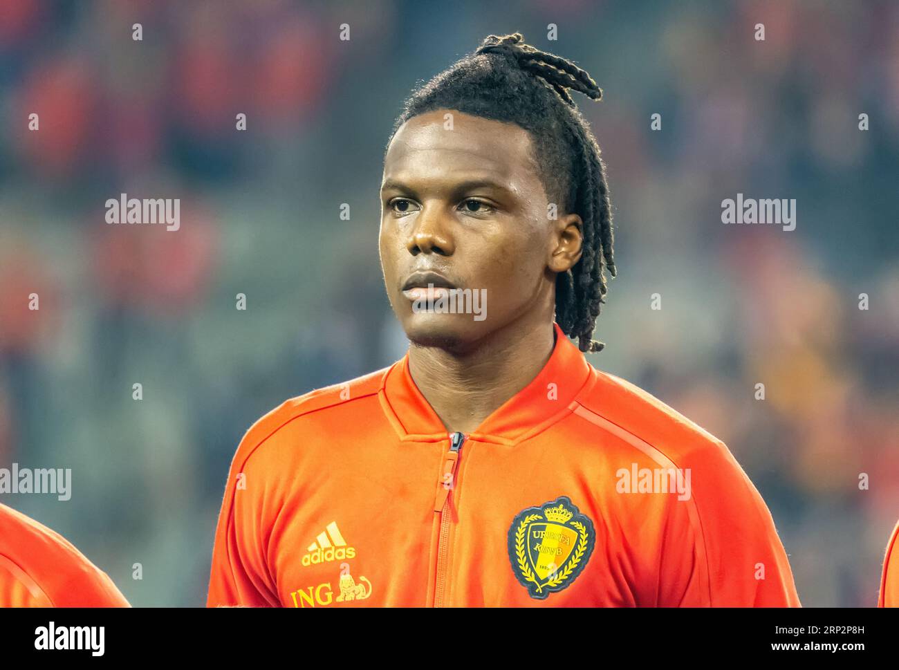 Brüssel, Belgien - 21. März 2019. Der belgische Fußballnationalspieler Dedryck Boyata gegen Rus vor dem Qualifikationsspiel zur UEFA Euro 2020 Stockfoto