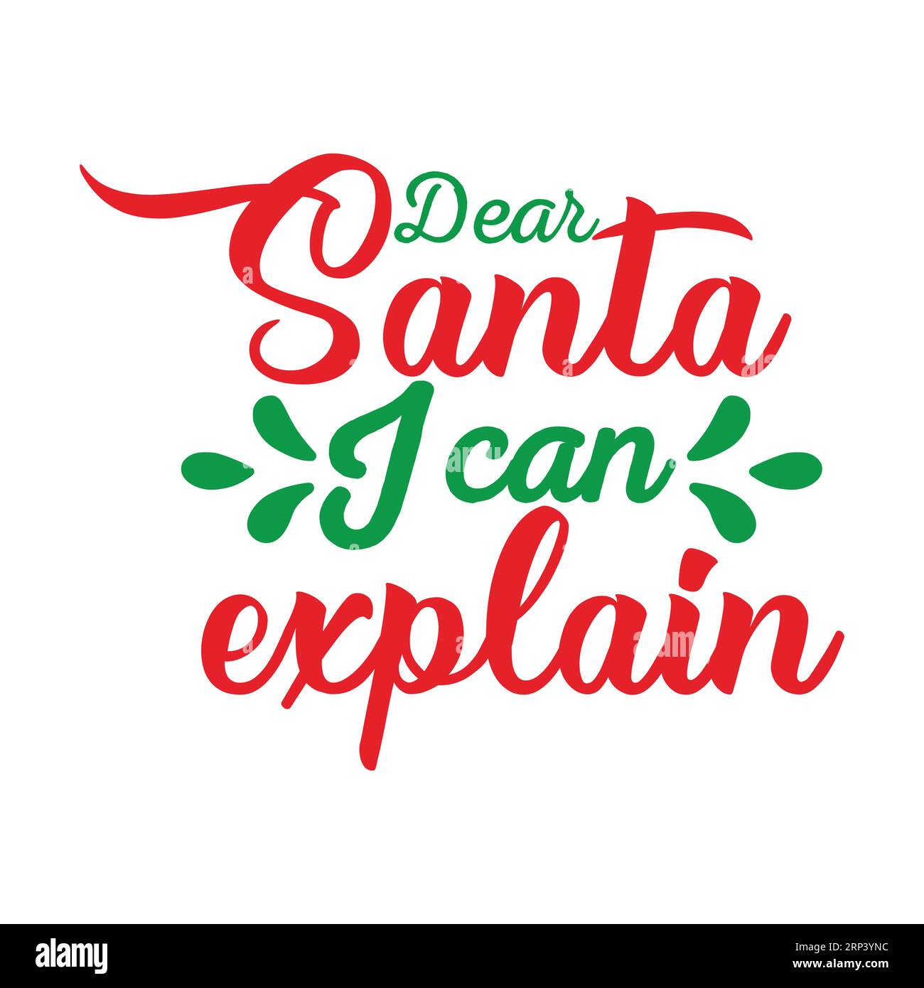 Lieber Weihnachtsmann, ich kann erklären, Weihnachten T-Shirt-Print, Frohe weihnachten, Heiraten weihnachten Typhografie T-Shirt-Design, T-Shirt-Design, weihnachtsfreude, J Stock Vektor