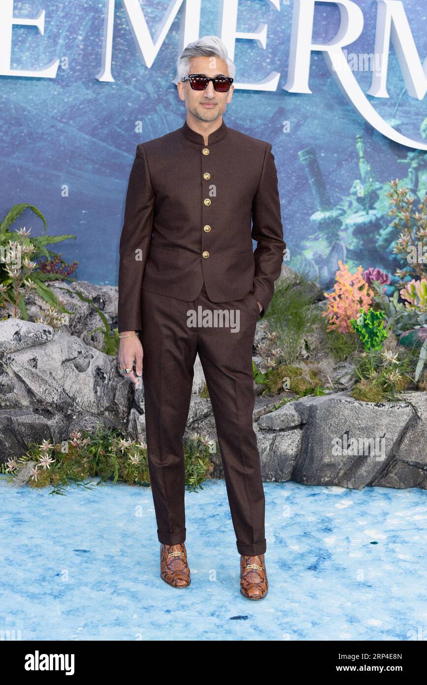 London, Großbritannien. 15. Mai 2023. Tan France besucht die Little Mermaid UK Premiere Arrivals am Odeon Luxe Leicester Square in London. Credit: S.A.M./Alamy Live News Stockfoto