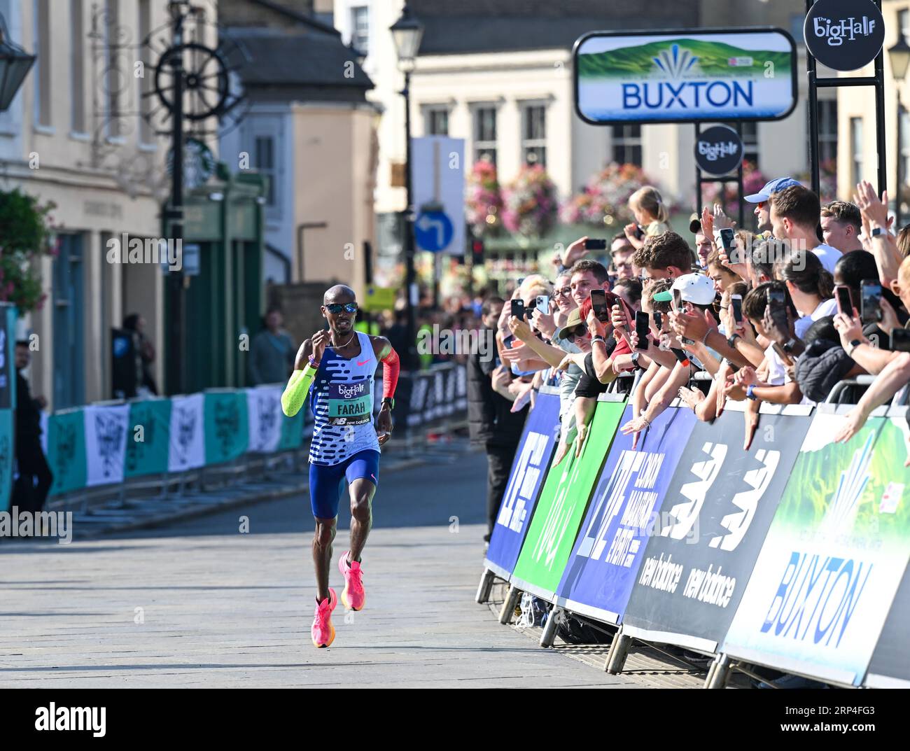 London, England. 3. September 2023. Sir Mo Farah führt sein letztes Rennen in London aus und belegte in der Big Half den vierten Platz. Quelle: Nigel Bramley/Alamy Live News Stockfoto