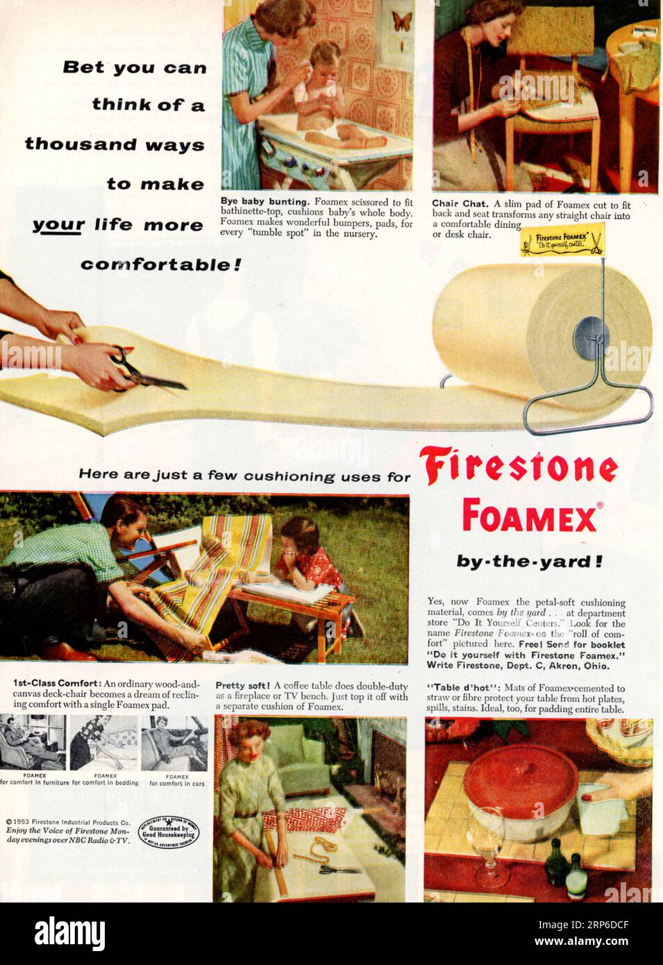 Vintage „Good Housekeeping“, Ausgabe im September 1953, USA Stockfoto