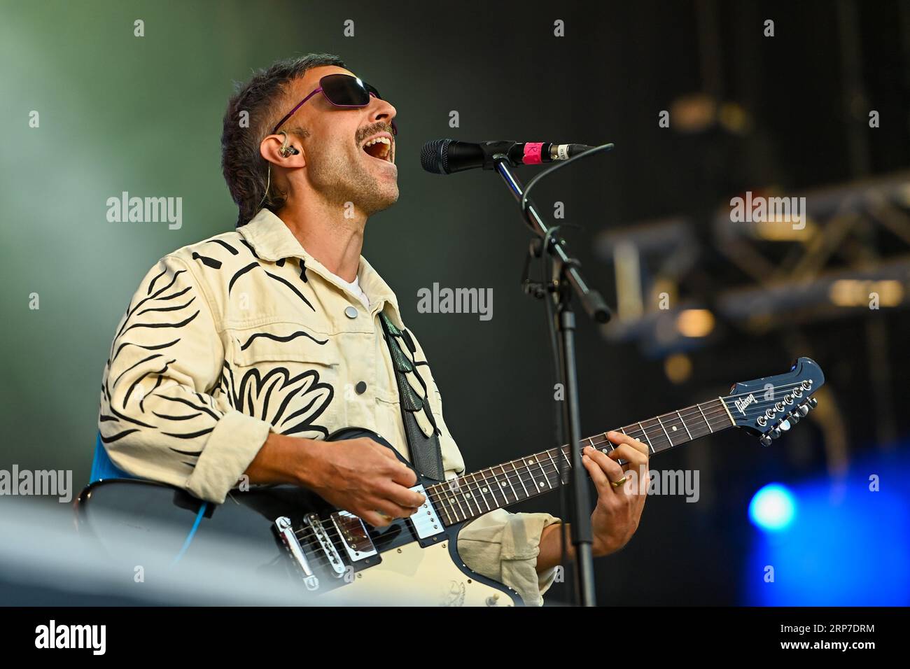 Hoosiers Perforrming bei Trentham Live 2023 Stockfoto
