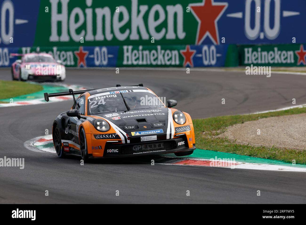 #24 Loek Hartog (NL, Team GP Elite), Porsche Mobil 1 Supercup beim Autodromo Nazionale Monza am 2. September 2023 in Monza, Italien. (Foto von HIGH TWO) Stockfoto