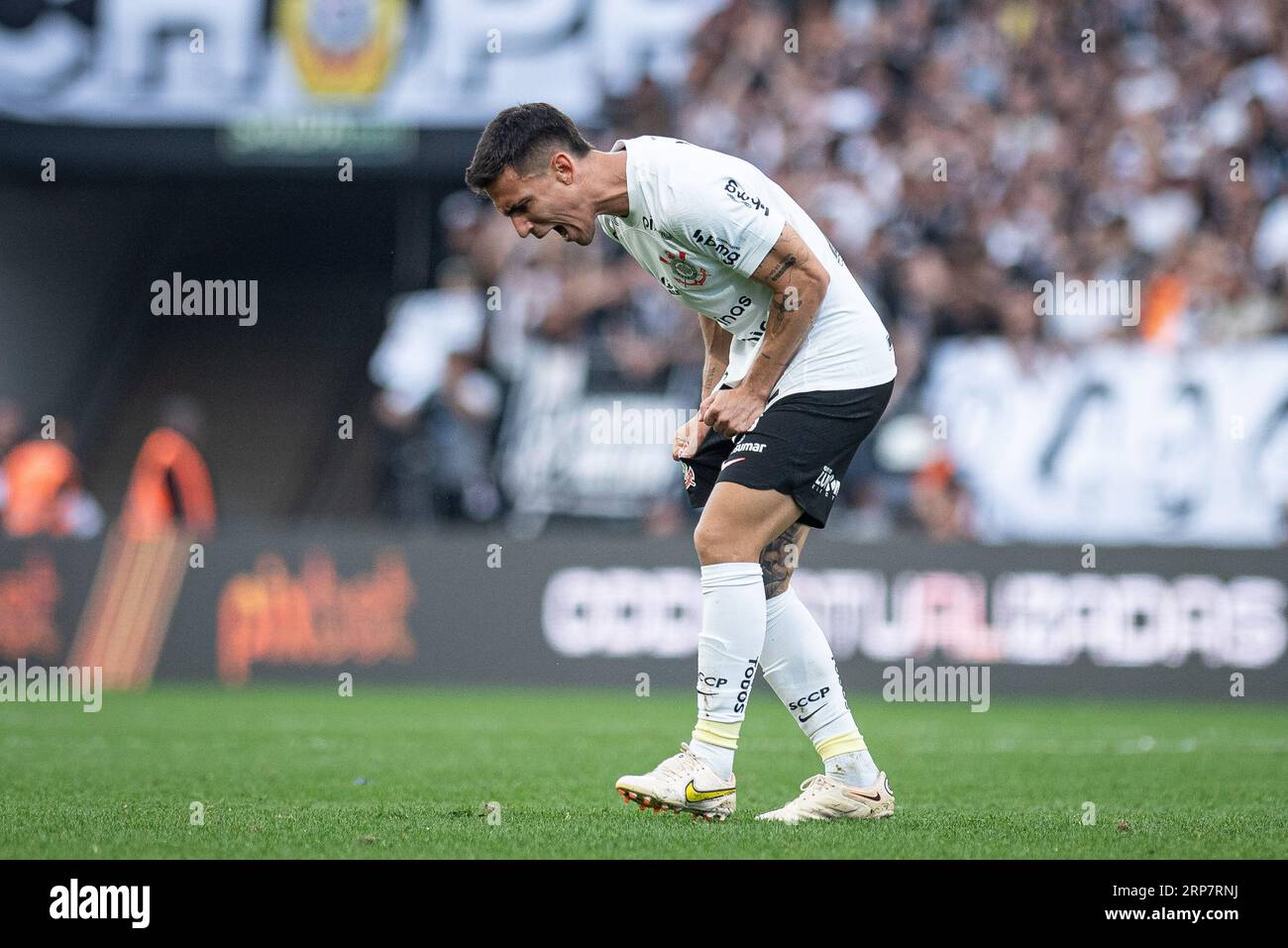 Sao Paulo, Sao Paulo, Brasilien. September 2023. sao Paulo (SP), 09/03/2023 - BRAZILEIRO/CORINTHIANS X PALMEIRAS - Matias Rojas in einem Spiel zwischen Corinthians und Palmeiras, gültig für die 22. Runde der brasilianischen Fußballmeisterschaft 2023, die in der Neo Quimica Arena in Itaquera, in der Ostzone von Sao Paulo, am Sonntag, den 3. September 2023, ausgetragen wird. (Bild: © Ronaldo Barreto/TheNEWS2 über ZUMA Press Wire) NUR REDAKTIONELLE VERWENDUNG! Nicht für kommerzielle ZWECKE! Stockfoto