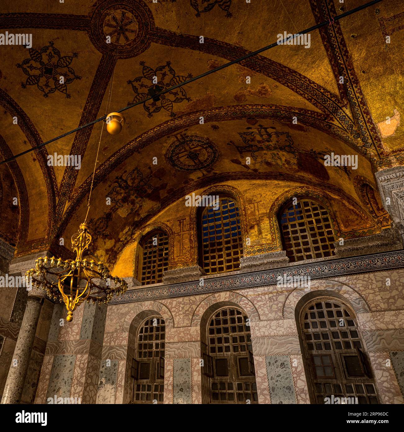 Hagia Sophia Moschee, eine ehemalige griechisch-orthodoxe Kirche, die als Kirche der Heiligen Weisheit bezeichnet wird. Istanbul, Türkei Stockfoto