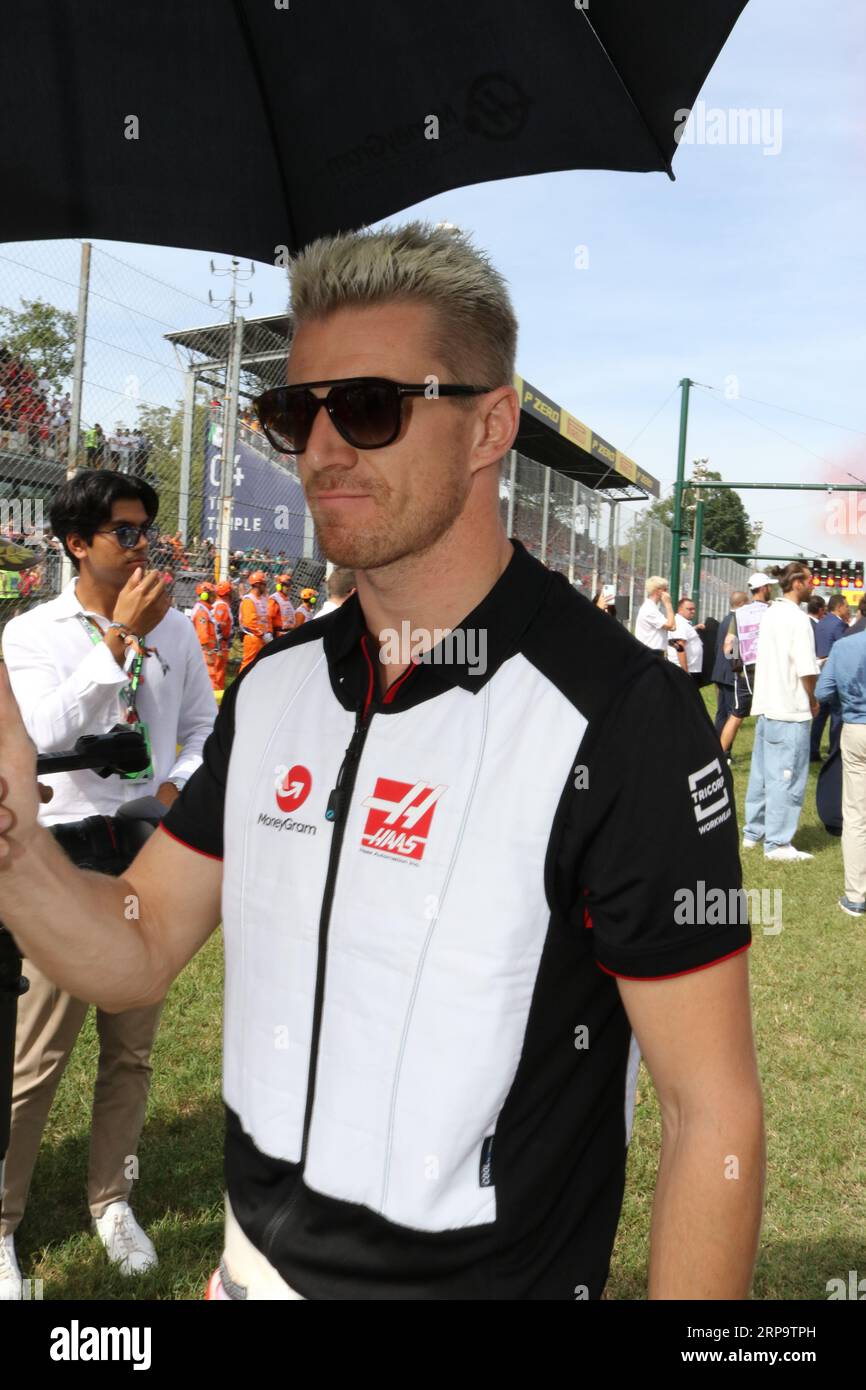 Monza, Italien. September 2023. MONZA, Italien, 3. September 2023; Nico Hülkenberg (HUELKENBERG), GER, Parco di Monza, Autodromo, Formel 1, F1, großer Preis von Italien, GP d'Italie, Motorsport, Race, Formel1, Honorarpflichtiges Foto, gebührenpflichtiges Bild, Copyright © Arthur THILL/ATP Images (THILL Arthur/ATP/SPP) Credit: SPP Sport Press Photo. Alamy Live News Stockfoto