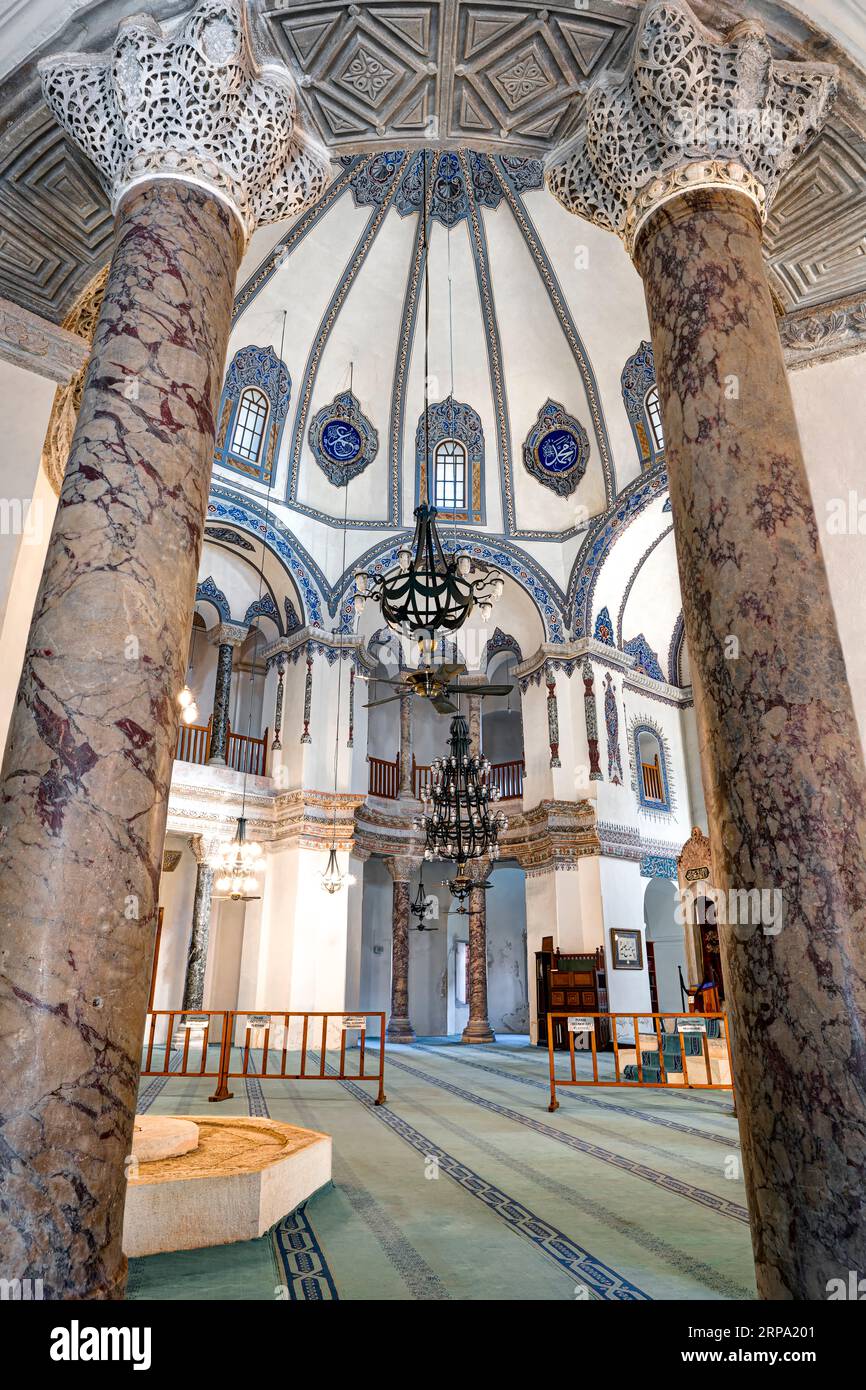 Die kleine Hagia Sophia Moschee, eine ehemalige griechisch-orthodoxe Kirche, die den Heiligen Sergius und Bacchus geweiht ist. Istanbul, Türkei Stockfoto