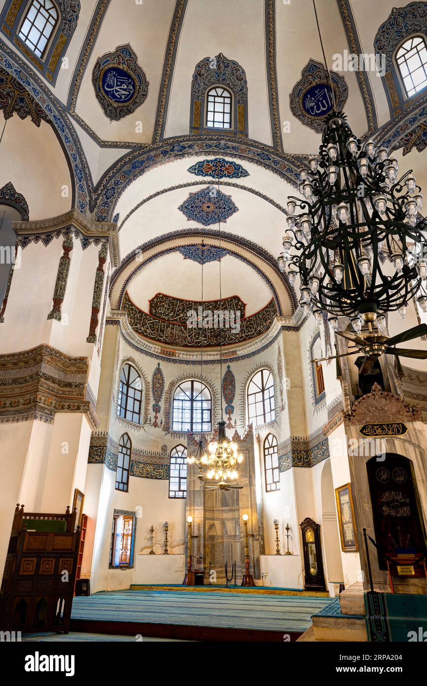 Die kleine Hagia Sophia Moschee, eine ehemalige griechisch-orthodoxe Kirche, die den Heiligen Sergius und Bacchus geweiht ist. Istanbul, Türkei Stockfoto
