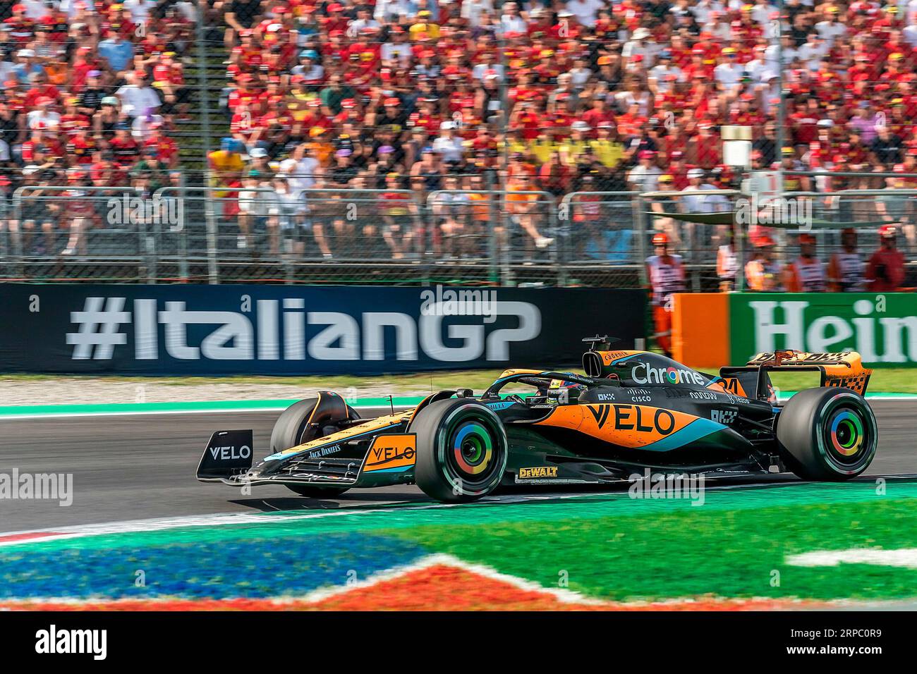 Monza, Italien. September 2023. 03.09.2023, Autodromo Nazionale di Monza, Monza, FORMEL 1 PIRELLI GRAN PREMIO D'ITALIA 2023, abgebildete Oscar PiNG(aus), McLaren F1 Team Credit: dpa/Alamy Live News Stockfoto