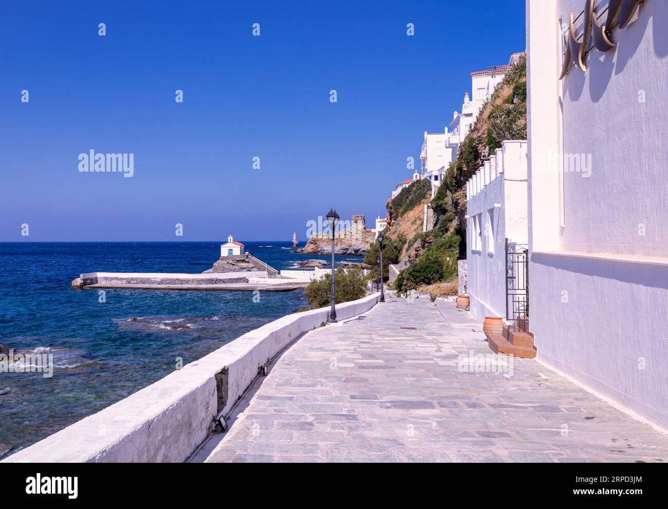 Mutter von Lord Thalassini Heilige Kapelle, Andros, Griechenland Stockfoto