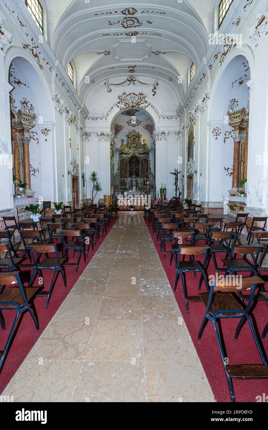 Italien Trentino Borgo Valsugana - Kirche St. Anne (17. Jahrhundert) Stockfoto