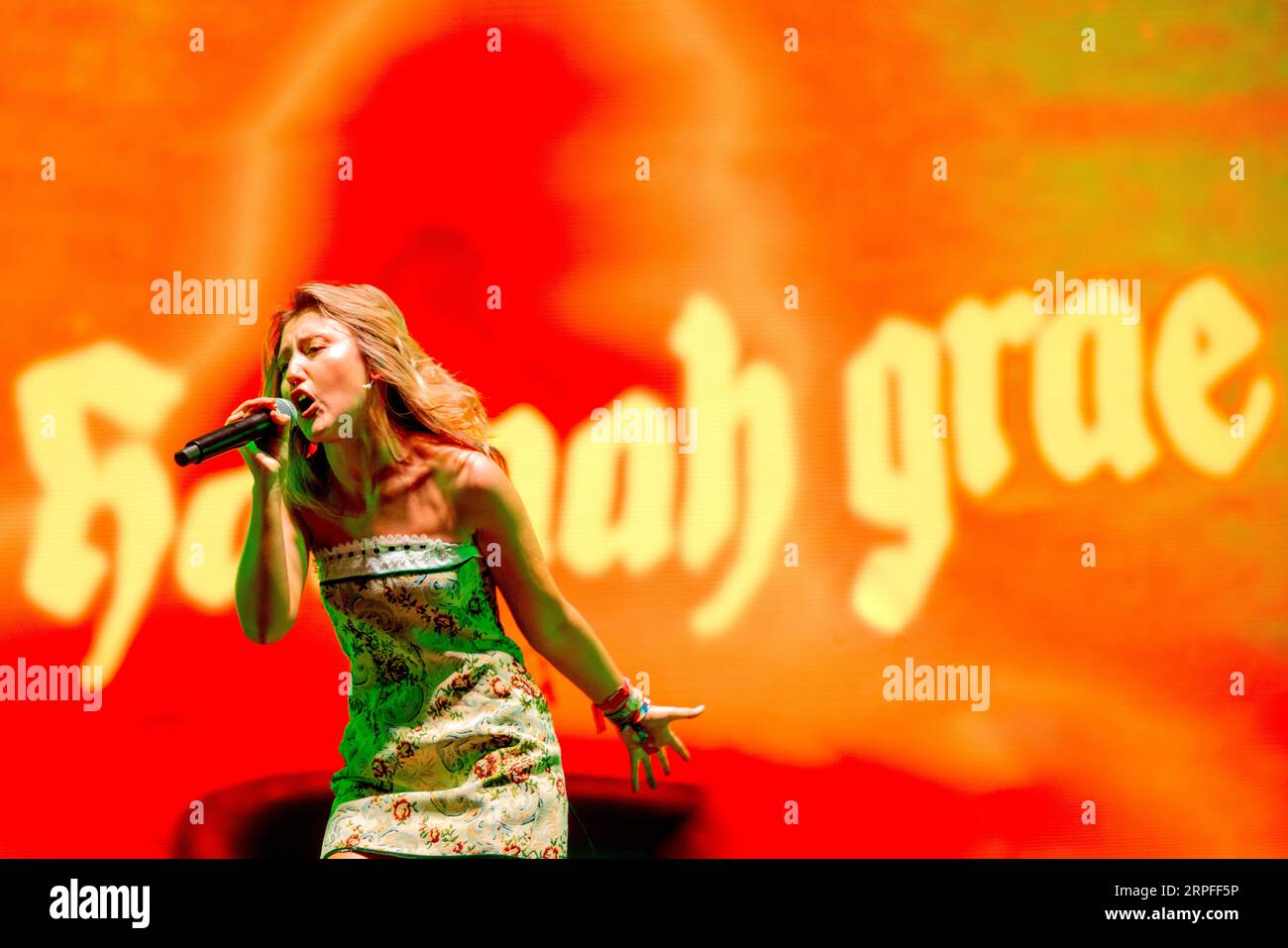 Ungarn 15. August 2023 Hanna Grae live beim Sziget Festival in Budapest © Andrea Ripamonti / Alamy Stockfoto