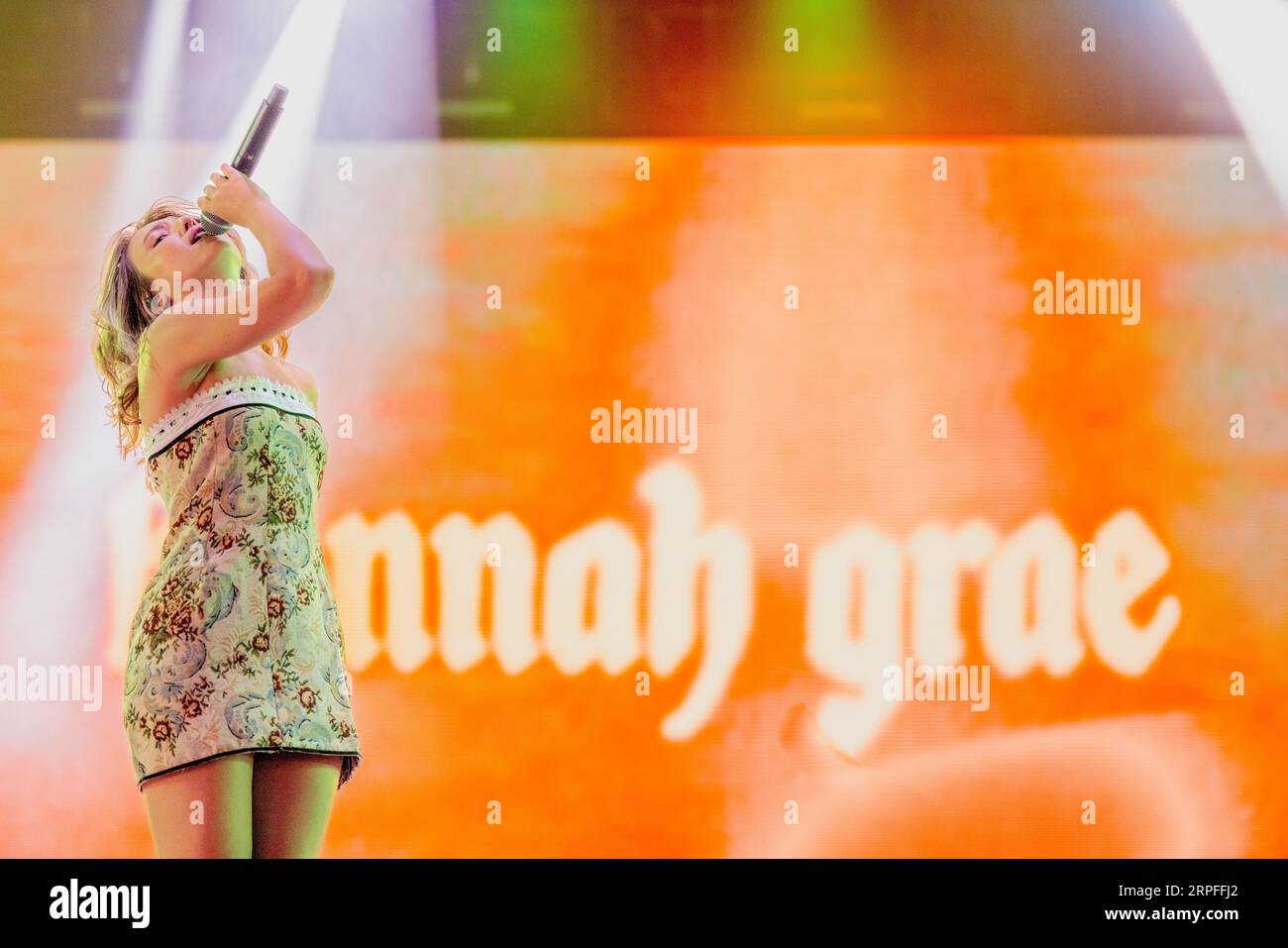 Ungarn 15. August 2023 Hanna Grae live beim Sziget Festival in Budapest © Andrea Ripamonti / Alamy Stockfoto