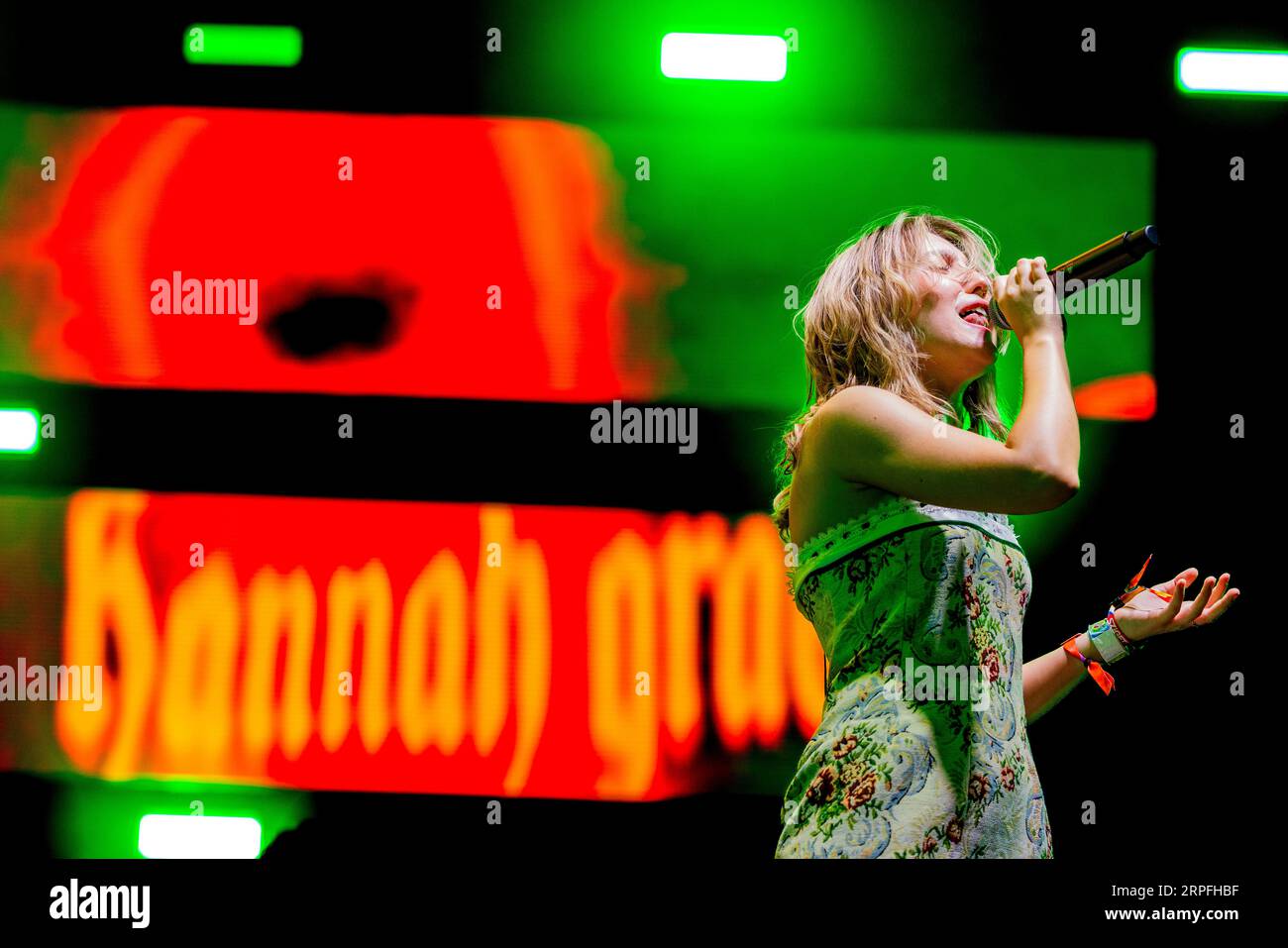 Ungarn 15. August 2023 Hanna Grae live beim Sziget Festival in Budapest © Andrea Ripamonti / Alamy Stockfoto