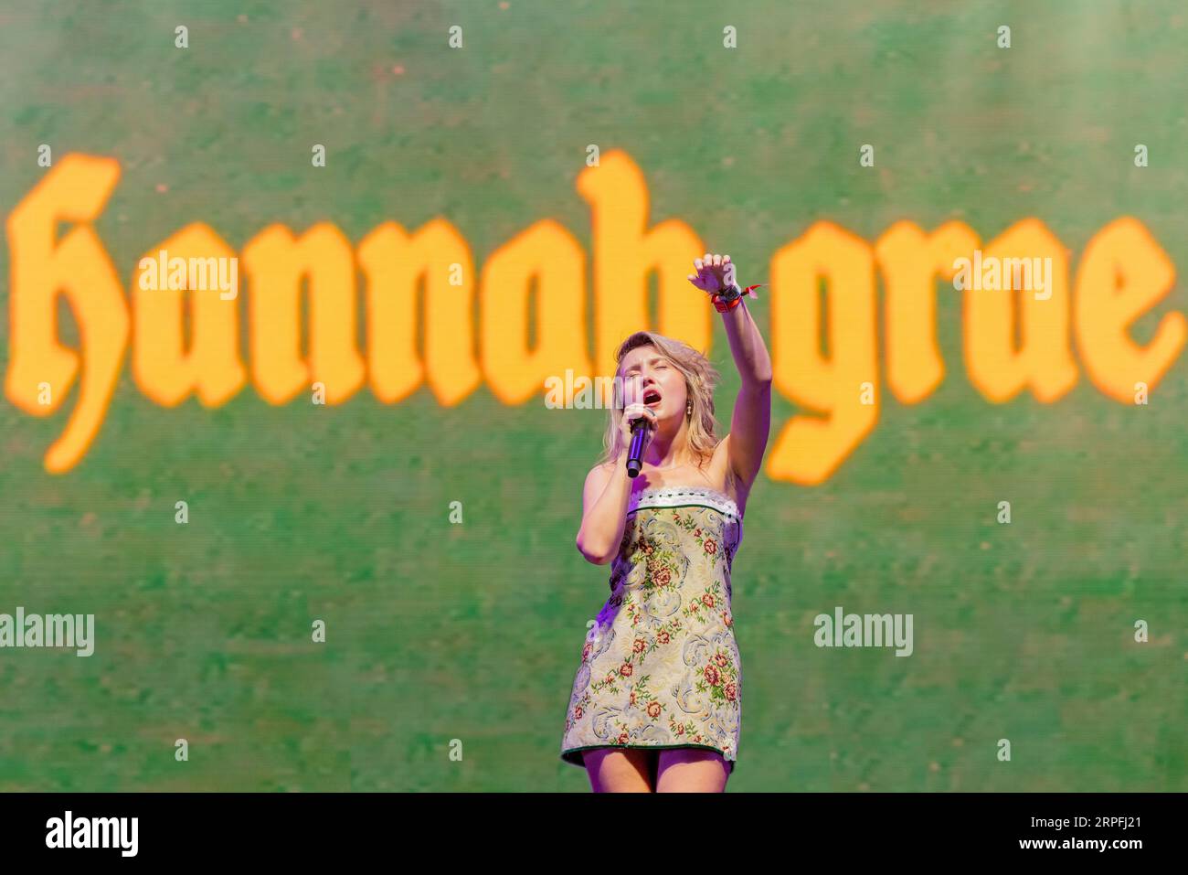 Ungarn 15. August 2023 Hanna Grae live beim Sziget Festival in Budapest © Andrea Ripamonti / Alamy Stockfoto