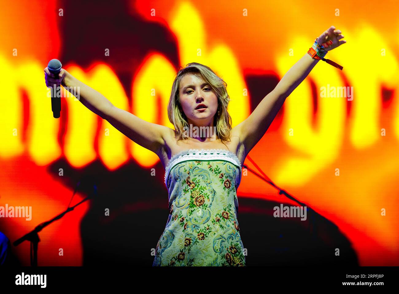 Ungarn 15. August 2023 Hanna Grae live beim Sziget Festival in Budapest © Andrea Ripamonti / Alamy Stockfoto