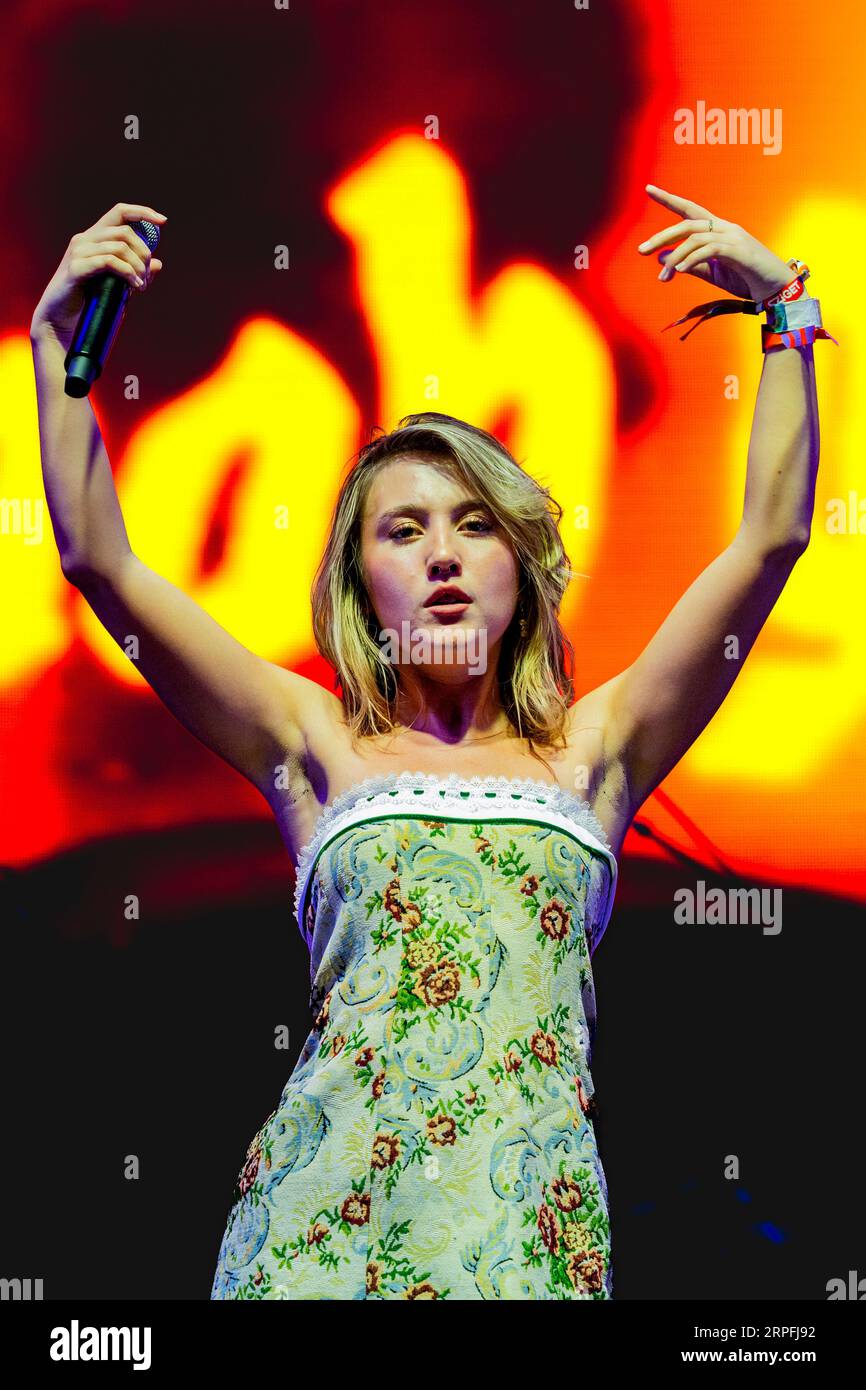 Ungarn 15. August 2023 Hanna Grae live beim Sziget Festival in Budapest © Andrea Ripamonti / Alamy Stockfoto