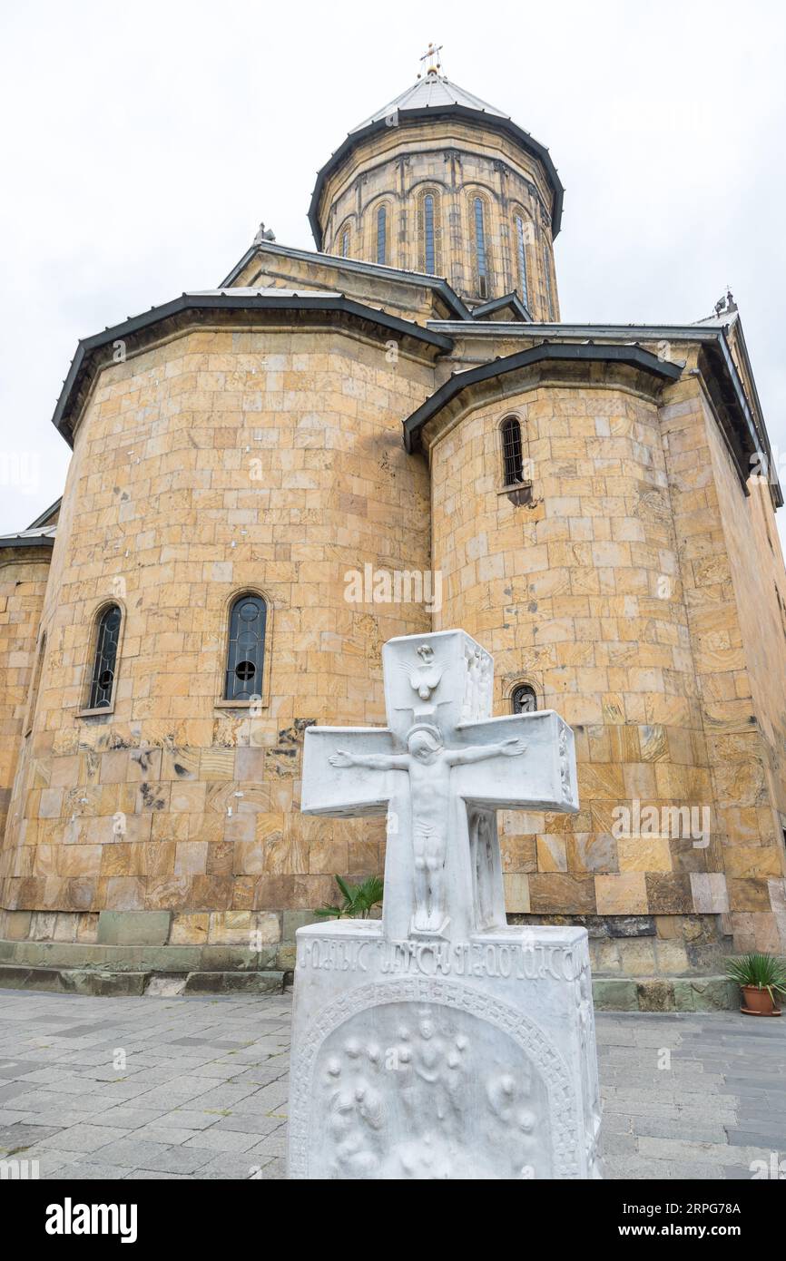 Die Kathedrale von Sioni, georgisch-orthodoxe Kathedrale in Tiflis, der Hauptstadt Georgiens. Stockfoto