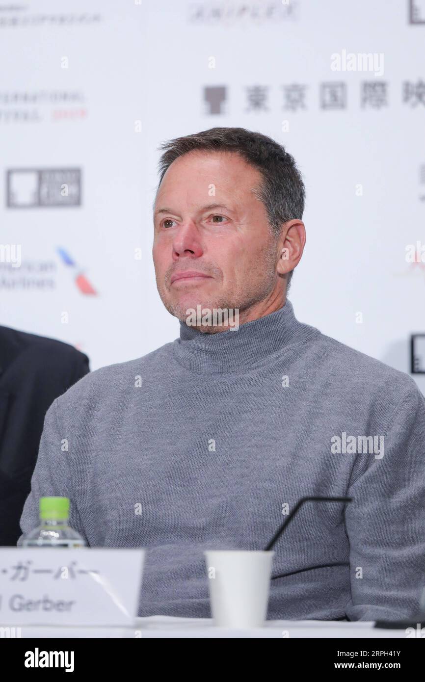 191029 -- TOKIO, 29. Oktober 2019 -- Uury-Mitglied, Produzent Bill Gerber, nimmt an einer Pressekonferenz während des 32. Tokyo International Film Festival in Tokio, Japan, 29. Oktober 2019 Teil. JAPAN-TOKIO-FILM FESTIVAL-JURY-PRESSEKONFERENZ MAXCAORAN PUBLICATIONXNOTXINXCHN Stockfoto