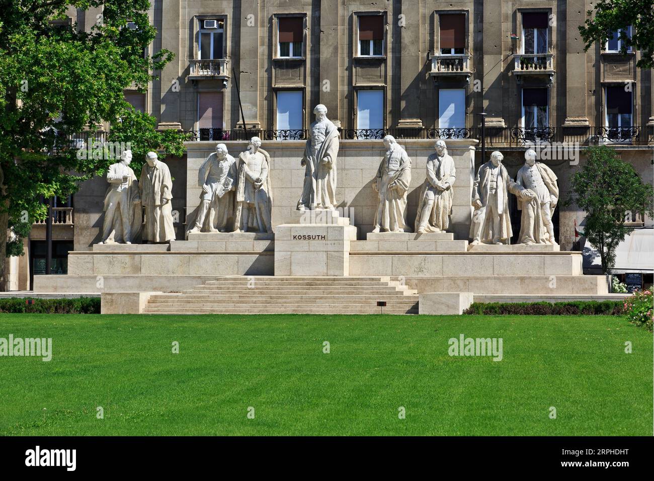 Das Kossuth-Denkmal auf dem Lajos-Kossuth-Platz in Budapest, Ungarn Stockfoto